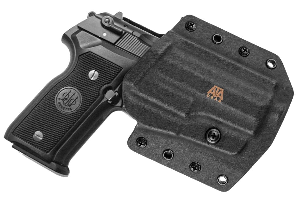 Кобура пластикова, поясна і Molle для Beretta 8000 і Stoeger Cougar (Кайдекс) ATA Gear - Зображення 1
