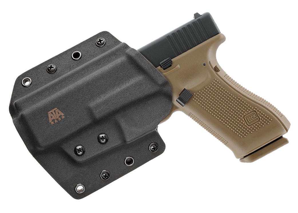 R01GL17R-BK------01L ЛІВША | Кобура пластикова, поясна і Molle для Glock (Кайдекс) ATA Gear - Зображення 1