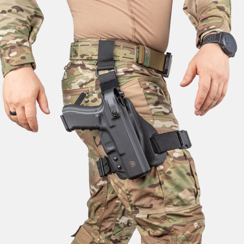 Пластикова стегнова кобура для Glock (Кайдекс) - Зображення 3